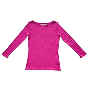 Vineyard Vines Boatneck Long Sleeve Top Ribbed Tee